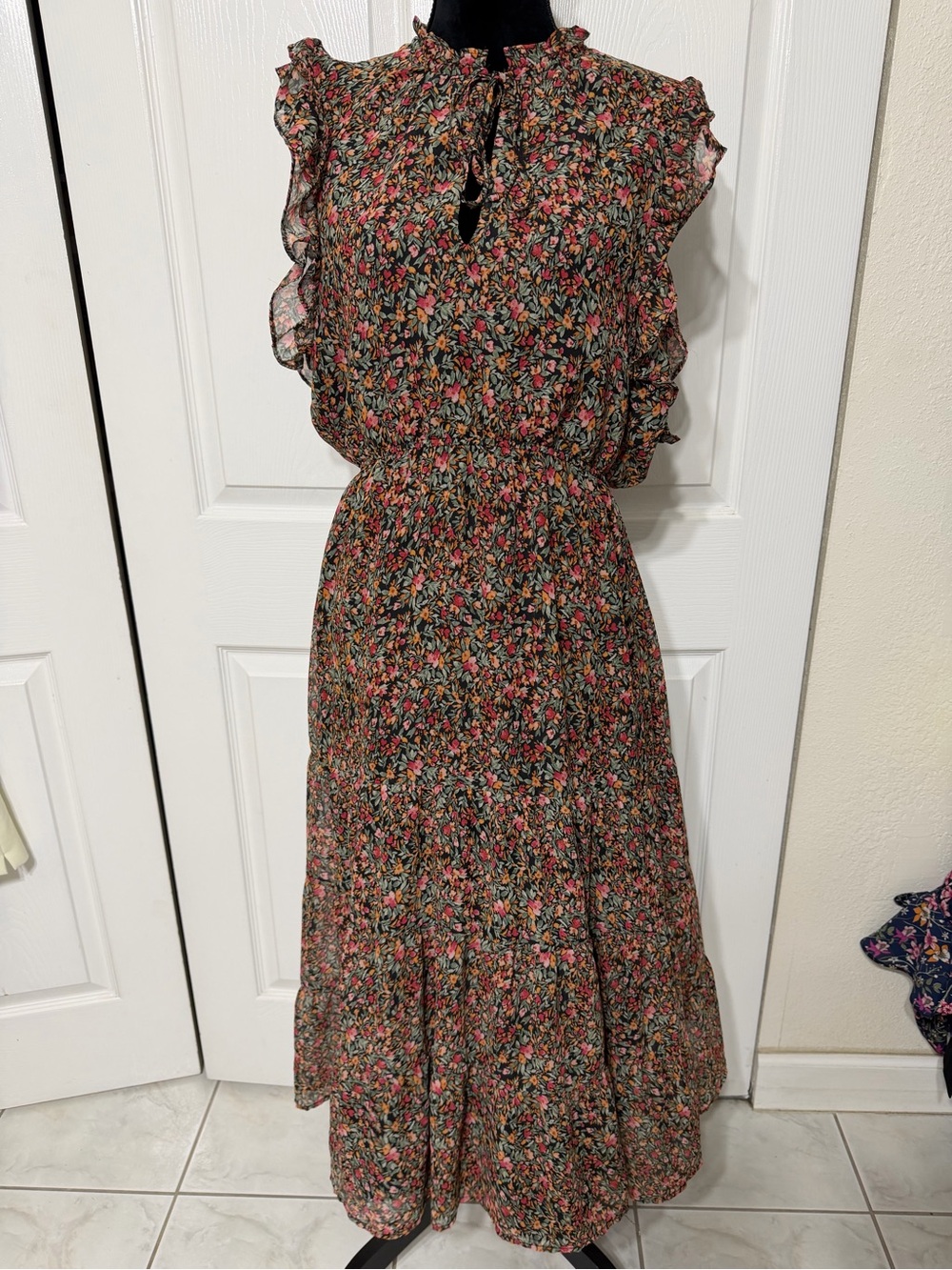 BB Dakota by Steve Madden maxi dress ruffles maxi dress size Large